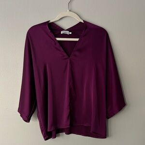The Reset R Label Purple Women's Blouse